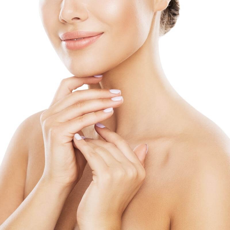 Woman smiling post-op